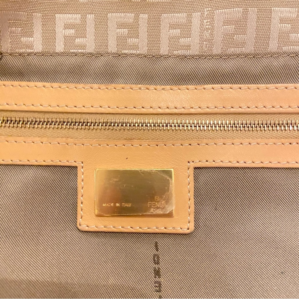 Vintage Fendi Gold Zucchino Mini Tote Shoulder Bag - Picture 9 of 12